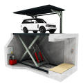 Double platform car scissor lift hydraulic car parking lift price